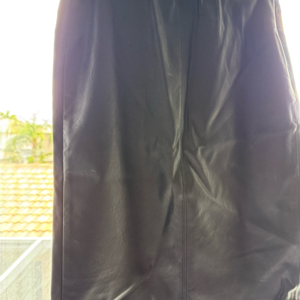 Blank NYC Black pleather Skirt size 30